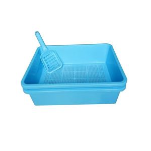 Picture of Cat Litter Tray Anti Splash Cat Tray With Scoop Random Color