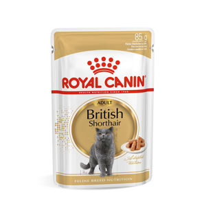 Picture of BRITISH SHORTHAIR WET FOOD POUCHES