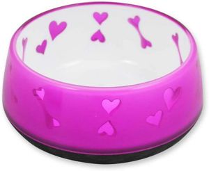 Picture of DOG LOVE BOWL PINK/L