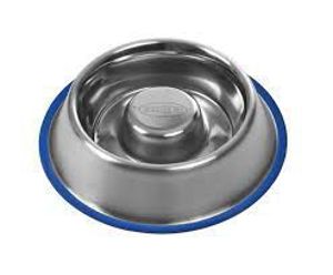 Picture of BUSTER STAINLESS STEEL SLOW FEEDER BLUE BASE SMALL